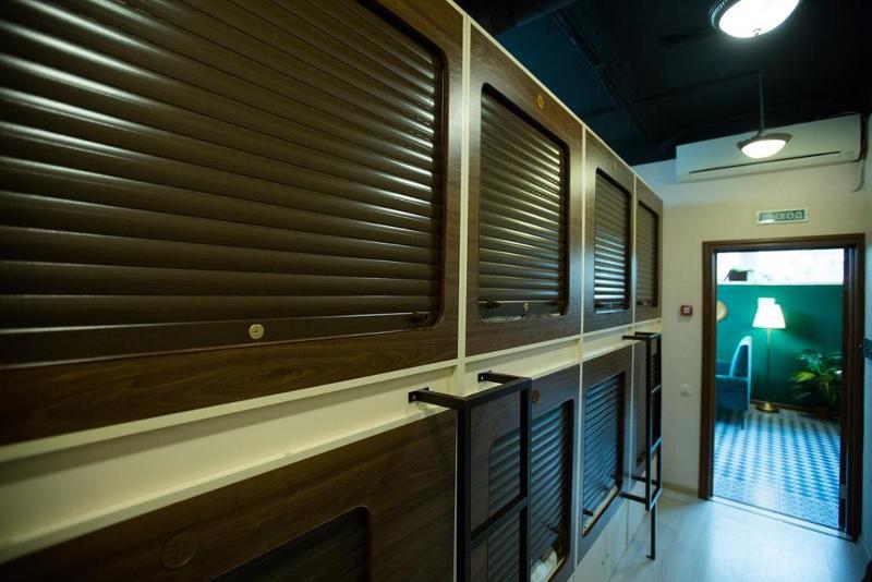 Capsule Hotel Interqube Tretyakovskaya Moscow Luaran gambar